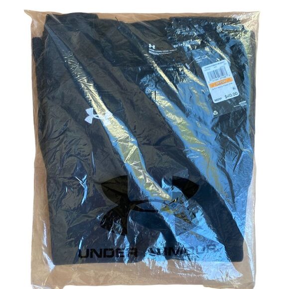 Under Armour Hustle Fleece Crew Sweatshirt Women’s Sz S Navy NWT - Picture 5 of 6